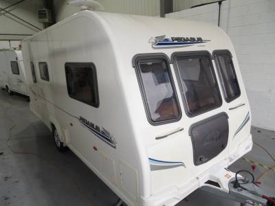 Bailey Pegasus 462 2010 2 Berth Caravan For Sale, Blow Air Heating, Extra Large Front Seating
