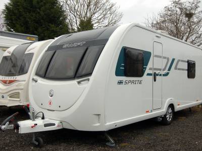 2018 Sprite Major 4 EB fixed bed touring caravan