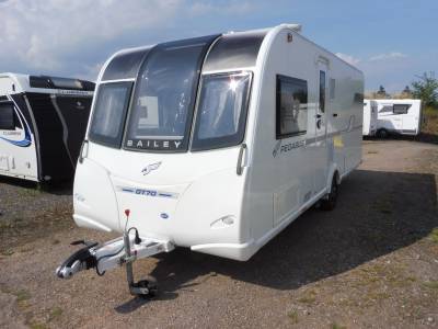 Bailey Pegasus GT70 Brindisi 4 berth fixed island bed caravan for sale