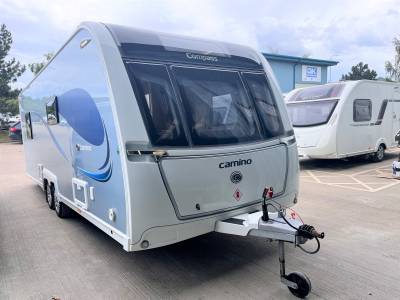 Compass Camino 4 berth island bed caravan for sale 