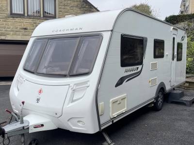 Coachman Amara 550/5 2012 5 Berth Motormover End Lounge Bunk Bed Caravan For Sale