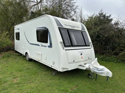 Compass Carona 566 6 Berth single axel  2016 caravan