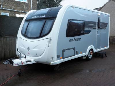 2013 Sterling Elite Diamond 2 luxury 2 berth touring caravan