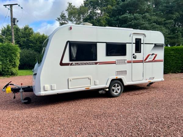 2019 Bailey Unicorn IV Merida luxury 2 berth single axle caravan