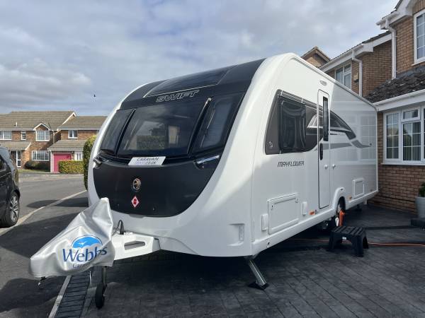2025 Swift Mayflower 880 4 Berth Island Bed Rear Washroom Caravan